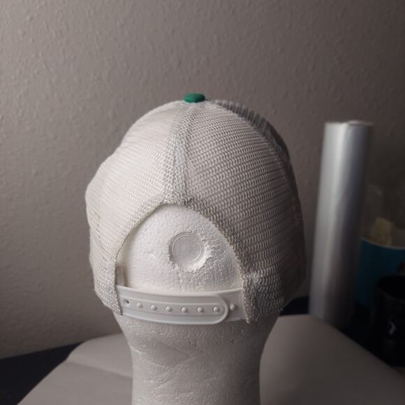 VANS Classic Patch Trucker Hat Green One Size Adjustable Mesh Snap Back Skater - Picture 3 of 9